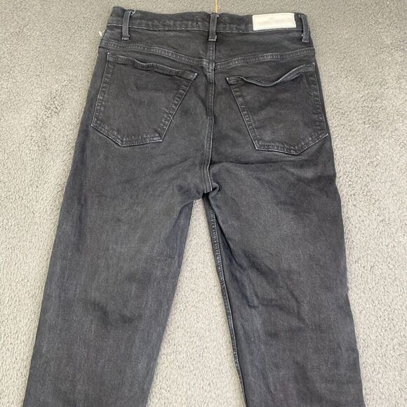 RE/DONE 70s Straight Black Stovepipe Sz 28 Style 193-3W7STRT - Picture 10 of 11